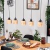 Granja hanging light, pendant light Ecru, black, 5-light sources