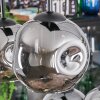Ripoll hanging light, globe light, pendant light Smoke-coloured, 6-light sources