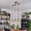 Koyoto hanging light, globe light, pendant light Ecru, black, 3-light sources