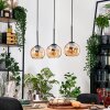 Koyoto hanging light, globe light, pendant light Ecru, black, 3-light sources