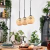 Basto hanging light, pendant light Ecru, black, 3-light sources