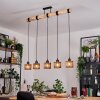 Cando hanging light, pendant light Ecru, black, 5-light sources