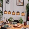 Cando hanging light, pendant light Ecru, black, 5-light sources