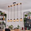 Ramila hanging light, pendant light Ecru, black, 5-light sources