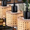 Barcos hanging light, pendant light Ecru, black, 5-light sources