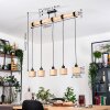 Bongal hanging light, pendant light Ecru, black, 5-light sources