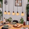 Bongal hanging light, pendant light Ecru, black, 5-light sources