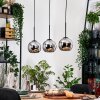 Koyoto hanging light, globe light, pendant light Ecru, black, 3-light sources