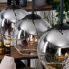 Koyoto hanging light, globe light, pendant light Ecru, black, 3-light sources