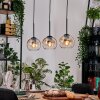 Koyoto hanging light, globe light, pendant light Ecru, black, 3-light sources