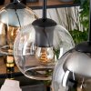Koyoto hanging light, globe light, pendant light Ecru, black, 4-light sources