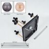 Koyoto ceiling light, globe light gold, black, 5-light sources