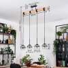 Koyoto hanging light, globe light, pendant light Ecru, black, 4-light sources