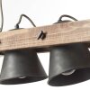Pendant Light Brilliant Plow Dark wood, black, 2-light sources