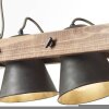 Pendant Light Brilliant Plow Dark wood, black, 2-light sources