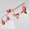 TINA ceiling light copper, 4-light sources