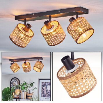 Barcos ceiling light, ceiling spotlight black, 3-light sources