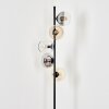 Koyoto globe light, floor lamp 31 cm Amber, clear, Smoke-coloured, 5-light sources