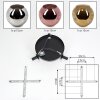 Ripoll ceiling light, globe light chrome, gold, coppery, Smoke-coloured, 3-light sources