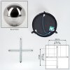 Chehalis ceiling light, globe light Smoke-coloured, 3-light sources