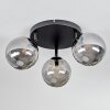 Chehalis ceiling light, globe light Smoke-coloured, 3-light sources