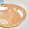 Chehalis ceiling light, globe light Amber, 3-light sources
