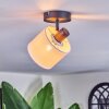 Bassagoda ceiling light, ceiling spotlight black, 1-light source