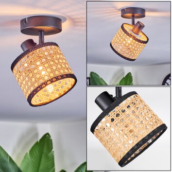 Ramila ceiling light, ceiling spotlight black, 1-light source