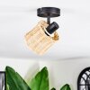 Cavaca ceiling light, ceiling spotlight black, 1-light source