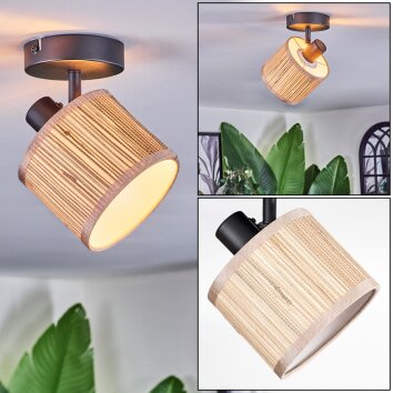 Bongal ceiling light, ceiling spotlight black, 1-light source