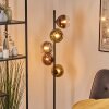Koyoto globe light, floor lamp 33 cm gold, clear, coppery, Smoke-coloured, 5-light sources