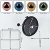 Ripoll ceiling light, globe light brass, black, 5-light sources