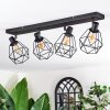 Yaak ceiling light, ceiling spotlight black, 4-light sources