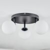 Chehalis ceiling light, globe light white, 3-light sources