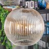 Koyoto hanging light, globe light, pendant light Amber, clear, Smoke-coloured, 5-light sources