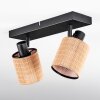Kinnared ceiling light, ceiling spotlight black, 2-light sources