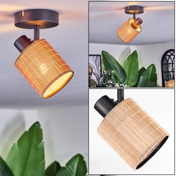 Kinnared ceiling light, ceiling spotlight black, 1-light source