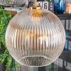 Koyoto hanging light, globe light, pendant light gold, black, 5-light sources