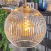 Koyoto hanging light, globe light, pendant light gold, black, 5-light sources