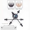 Koyoto ceiling light, globe light 59 cm Amber, clear, Smoke-coloured, 6-light sources