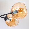 Koyoto ceiling light, globe light 59 cm Amber, 6-light sources