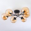 Koyoto ceiling light, globe light 59 cm Amber, 6-light sources
