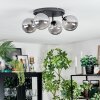 Chehalis ceiling light, globe light Smoke-coloured, 4-light sources