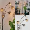 Koyoto globe light, floor lamp Amber, clear, Smoke-coloured, 5-light sources