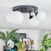 Chehalis ceiling light, globe light white, 4-light sources
