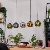 Koyoto hanging light, globe light, pendant light Ecru, black, 5-light sources