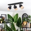 Fallhagen ceiling light, ceiling spotlight black, 3-light sources