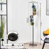 Koyoto globe light, floor lamp blue, gold, green, clear, Smoke-coloured, 6-light sources