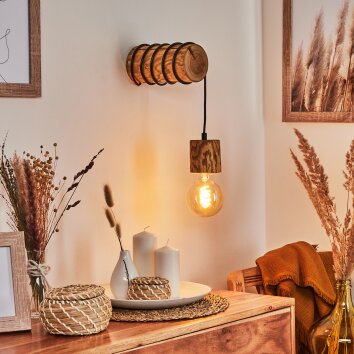 Canedo Wall Light brown, 1-light source