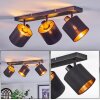 Alsen ceiling light, ceiling spotlight black, 3-light sources